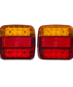 GloboStar® 79930 Ζευγάρι Universal Φανάρια για Τρέιλερ LED - DC 12V - Κόκκινο - Πορτοκαλί - Λευκό - Αδιάβροχα IP66 - Μ10.3 x Π10.3 x Υ3cm - 1 Χρόνο Εγγύηση 12 836e7c 79930 6