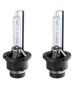 GloboStar® GloboStar® D4S/D4R 84028 Λάμπες Αυτοκινήτου HID Xenon Super Vision High Brightness +60% E1 ECER37 360° DC 12-24V IP20 Φ3.5 x  Υ7.5cm 4300K- Σετ 2 Τεμαχίων
