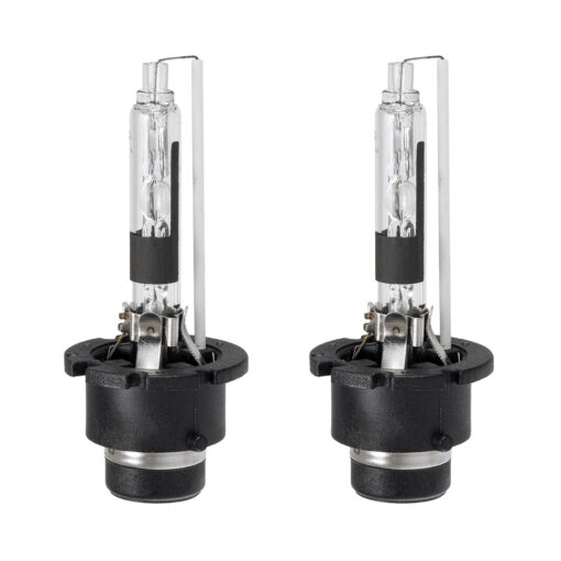 GloboStar® GloboStar® D4S/D4R 84037 Λάμπες Αυτοκινήτου HID Xenon Super Vision High Brightness +60% E1 ECER37 360° DC 12-24V IP20  Μ4 x  Π5 x Υ8cm 6000K- Σετ 2 Τεμαχίων