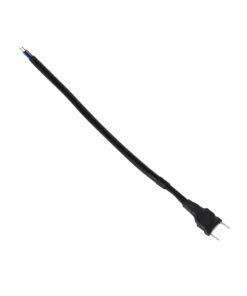 GloboStar® GloboStar® 226033 Connector AC/DC Max 10m Τροφοδοσίας Για Όλες τις Μονόχρωμες Epistar Wide Ταινίες LED Διπλής Σειράς DC 230V 2 Pin Μ25 x Π1.6 x Y0.8cm