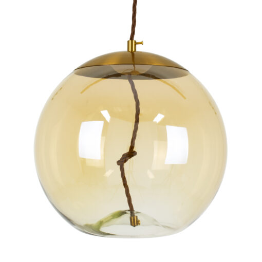 GloboStar® GLOBOSTAR® AXTON 00748 Μοντέρνο Κρεμαστό Φωτιστικό Οροφής LED 5W 500lm 180° AC 220-240V IP20 Θερμό Λευκό 2700K - Sanan SMD Chip - Μελί - Μ30 x Π30 x Υ30cm - 2 Xρόνια Εγγύηση