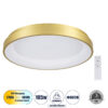 GloboStar® SALEM 61239 Πλαφονιέρα Οροφής Δαχτυλίδι-Κύκλος LED CCT 105W 12075lm 120° AC 220-240V - Εναλλαγή Φωτισμού μέσω Τηλεχειριστηρίου All In One Ψυχρό 6000k+Φυσικό 4500k+Θερμό 2700k Dimmable Φ60cm - Χρυσό Σαμπανιζέ - 3 Years Warranty 2 GloboStar® GloboStar® SALEM 61239 Πλαφονιέρα Οροφής Δαχτυλίδι-Κύκλος LED CCT 105W 12075lm 120° AC 220-240V - Εναλλαγή Φωτισμού μέσω Τηλεχειριστηρίου All In One Ψυχρό 6000k+Φυσικό 4500k+Θερμό 2700k Dimmable Φ60cm - Χρυσό Σαμπανιζέ - 3 Years Warranty