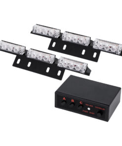 Alternative view of GloboStar® 85009 PRO Series ΣΕΤ 2 x Μπάρες Σήμανσης Οχήματος Οδικής Βοήθείας για Αυτοκίνητα & Φορτηγά 3 Προγραμμάτων Φωτισμού STROBE LED HIGH POWER 18W DC 10-30V Αδιάβροχο IP65 Πορτοκαλί