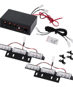 GloboStar® 85009 PRO Series ΣΕΤ 2 x Μπάρες Σήμανσης Οχήματος Οδικής Βοήθείας για Αυτοκίνητα & Φορτηγά 3 Προγραμμάτων Φωτισμού STROBE LED HIGH POWER 18W DC 10-30V Αδιάβροχο IP65 Πορτοκαλί 13 85009 6