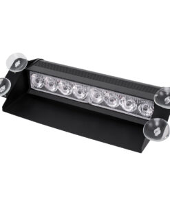 Alternative view of GloboStar® 85109 PRO Series Μπάρα Σήμανσης με Βεντούζες Στήριξης για Παρμπρίζ Οχήματος Οδικής Βοήθείας για Αυτοκίνητα & Φορτηγά 9 Προγραμμάτων Φωτισμού STROBE LED SMD 8W DC 10-30V IP20 Πορτοκαλί