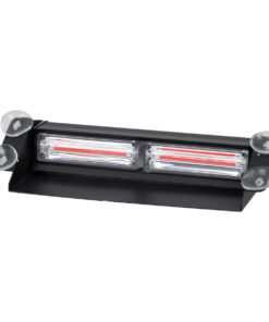 Alternative view of GloboStar® 85112 PRO Series Μπάρα Σήμανσης με Βεντούζες Στήριξης για Παρμπρίζ Οχήματος Πυροσβεστικής για Αυτοκίνητα & Φορτηγά 13 Προγραμμάτων Φωτισμού STROBE LED CREE CXB COB 18W DC 10-30V IP20 Κόκκινο