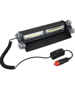 GloboStar® 85116 PRO Series Μπάρα Σήμανσης με Βεντούζες για Παρμπρίζ Οχήματος Ασθενοφόρου για Αυτοκίνητα & Φορτηγά 13 Προγραμμάτων Φωτισμού LED CREE CXB COB 18W DC 10-30V IP20 Ψυχρό Λευκό 6000K 13 85116 6