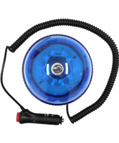 GloboStar® 85158 PRO Series Φάρος Σήμανσης Οχήματος Αστυνομίας για Αυτοκίνητα & Φορτηγά 6 Προγραμμάτων Φωτισμού STROBE LED 20W DC 10-30V Αδιάβροχος IP65 Μπλε 7 85158 3