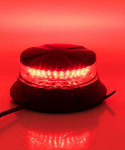 GloboStar® 85168 PRO Series Φάρος Σήμανσης Οχήματος Πυροσβεστικής για Αυτοκίνητα & Φορτηγά 6 Προγραμμάτων Φωτισμού STROBE LED SMD 3030 48W DC 10-30V Αδιάβροχος IP66 Κόκκινο 13 85168 6