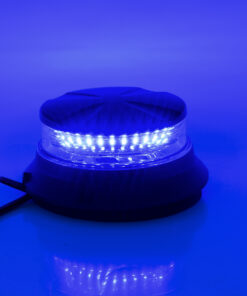 GloboStar® 85170 PRO Series Φάρος Σήμανσης Οχήματος Αστυνομίας για Αυτοκίνητα & Φορτηγά 6 Προγραμμάτων Φωτισμού STROBE LED SMD 3030 48W DC 10-30V Αδιάβροχος IP66 Μπλε 13 85170 6