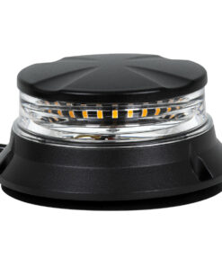 Alternative view of GloboStar® 85171 PRO Series Φάρος Σήμανσης Οχήματος Οδικής Βοήθείας για Αυτοκίνητα & Φορτηγά 6 Προγραμμάτων Φωτισμού STROBE LED SMD 3030 48W DC 10-30V Αδιάβροχος IP66 Πορτοκαλί