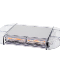 Alternative view of GloboStar® 85177 PRO Series Φάρος Σήμανσης Οχήματος Οδικής Βοήθείας για Αυτοκίνητα & Φορτηγά 6 Προγραμμάτων Φωτισμού STROBE LED COB 60W DC 10-30V Αδιάβροχος IP66 Πορτοκαλί