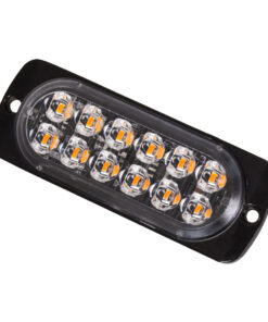 Alternative view of GloboStar® 85264 PRO Series Μπάρα Σήμανσης Οχήματος Οδικής Βοήθείας για Αυτοκίνητα & Φορτηγά Φωτισμού STROBE LED SMD 3030 12W DC 12-24V Αδιάβροχη IP65 Πορτοκαλί