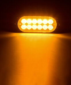 GloboStar® 85264 PRO Series Μπάρα Σήμανσης Οχήματος Οδικής Βοήθείας για Αυτοκίνητα & Φορτηγά Φωτισμού STROBE LED SMD 3030 12W DC 12-24V Αδιάβροχη IP65 Πορτοκαλί 17 85264 8