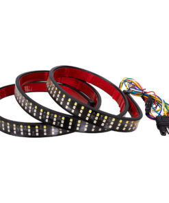 Alternative view of GloboStar® 85330 Car Backlit LED Strip Εύκαμπτη Ταινία 150cm Σήμανσης DRL Αυτοκινήτου 6 Προγραμμάτων Φωτισμού LED SMD 2835 80W DC 12V Αδιάβροχη IP68 Πορτοκαλί - Κόκκινο - Ψυχρό Λευκό 6000K