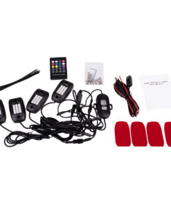 GloboStar® 85331 Car Underbody LED Flood Kit DC 12V 60W με Smart Bluetooth Controller - Εφαρμογή APP & Ασύρματο Χειριστήριο RF Αδιάβροχο IP68 Πολύχρωμο RGB 17 85331 6