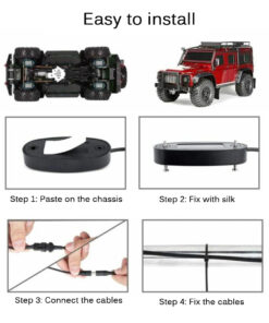 GloboStar® 85331 Car Underbody LED Flood Kit DC 12V 60W με Smart Bluetooth Controller - Εφαρμογή APP & Ασύρματο Χειριστήριο RF Αδιάβροχο IP68 Πολύχρωμο RGB 20 85331 9