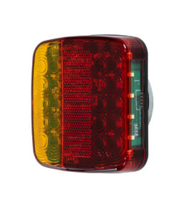 Alternative view of GloboStar® 85339 Ζευγάρι Ασύρματα Επαναφορτιζόμενα Φανάρια για Τρέιλερ LED 150W με Μαγνήτη & Επαναφορτιζόμενη Μπαταρία 2000mAh - Ασύρματος Πομπός & Δέκτης RF 2.4Ghz - Κόκκινο - Πορτοκαλί - Λευκό - Αδιάβροχα IP65 - Μ11 x Π11 x Υ5cm - 1 Χρόνο Εγγύηση