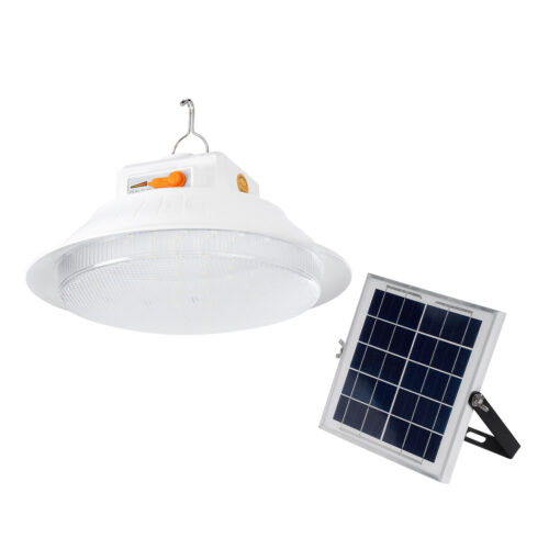 GloboStar® GloboStar® SOLAR-BULB 85350 Αυτόνομη Ηλιακή Κρεμαστή Λάμπα LED Giant Γλόμπος 100W 1000lm 140° 2 Λειτουργιών Ρεύματος με AC 220-240V μέσω USB Αντάπτορα ή με Φωτοβολταικό Panel 6V 12W & Επαναφορτιζόμενη Μπαταρία Li-ion 3.2V 5000mAh - Ενσωματωμένο USB 2.0 Charger Συσκευών DC5V 1000mA - IP54 - Εναλλαγή Φωτισμού μέσω Κουμπιού All In One Ψυχρό 6000k+Φυσικό 4500k+Θερμό 2700k Dimmable - Φ23 x Υ12cm - 2 Years Warranty