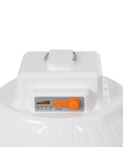 GloboStar® SOLAR-BULB 85350 Αυτόνομη Ηλιακή Κρεμαστή Λάμπα LED Giant Γλόμπος 100W 1000lm 140° 2 Λειτουργιών Ρεύματος με AC 220-240V μέσω USB Αντάπτορα ή με Φωτοβολταικό Panel 6V 12W & Επαναφορτιζόμενη Μπαταρία Li-ion 3.2V 5000mAh - Ενσωματωμένο USB 2.0 Charger Συσκευών DC5V 1000mA - IP54 - Εναλλαγή Φωτισμού μέσω Κουμπιού All In One Ψυχρό 6000k+Φυσικό 4500k+Θερμό 2700k Dimmable - Φ23 x Υ12cm - 2 Years Warranty 24 85350 7