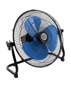 Alternative view of GloboStar® SOLARO-FAN 85351 Solar Fan Αυτόνομος Ηλιακός Επιδαπέδιος Ανεμιστήρας 25W 2 Λειτουργιών Ρεύματος με AC 220-240V ή με Φωτοβολταϊκό Panel 9V 12W & Επαναφορτιζόμενη Μπαταρία Li-ion 7.4V 4400mAh - 12 Ταχύτητες - Ενσωματωμένο USB 2.0 Charger Συσκευών - IP20 - Μ42 x Π20 x Υ35cm - Μαύρο & Μπλε - 2 Years Warranty