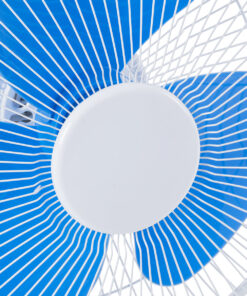 GloboStar® SOLARI-FAN 85353 Solar Fan Αυτόνομος Ηλιακός Επιτραπέζιος Ανεμιστήρας 25W 2 Λειτουργιών Ρεύματος με AC 220-240V ή με Φωτοβολταϊκό Panel 9V 12W & Επαναφορτιζόμενη Μπαταρία Li-ion 7.4V 4400mAh - 3 Ταχύτητες - IP20 - Μ24 x Π36 x Υ49cm - Λευκό & Μπλε - 2 Years Warranty 16 85353 6