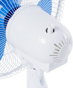 GloboStar® SOLARI-FAN 85353 Solar Fan Αυτόνομος Ηλιακός Επιτραπέζιος Ανεμιστήρας 25W 2 Λειτουργιών Ρεύματος με AC 220-240V ή με Φωτοβολταϊκό Panel 9V 12W & Επαναφορτιζόμενη Μπαταρία Li-ion 7.4V 4400mAh - 3 Ταχύτητες - IP20 - Μ24 x Π36 x Υ49cm - Λευκό & Μπλε - 2 Years Warranty 17 85353 7