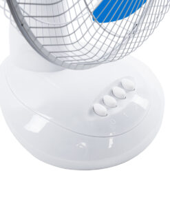 GloboStar® SOLARI-FAN 85353 Solar Fan Αυτόνομος Ηλιακός Επιτραπέζιος Ανεμιστήρας 25W 2 Λειτουργιών Ρεύματος με AC 220-240V ή με Φωτοβολταϊκό Panel 9V 12W & Επαναφορτιζόμενη Μπαταρία Li-ion 7.4V 4400mAh - 3 Ταχύτητες - IP20 - Μ24 x Π36 x Υ49cm - Λευκό & Μπλε - 2 Years Warranty 18 85353 8