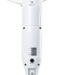 GloboStar® SOLARA-FAN 85355 Solar Fan Αυτόνομος Ηλιακός Επιδαπέδιος Ανεμιστήρας 25W 2 Λειτουργιών Ρεύματος με AC 220-240V ή με Φωτοβολταϊκό Panel 9V 12W & Επαναφορτιζόμενη Μπαταρία Li-ion 7.4V 4400mAh - 3 Ταχύτητες - Ενσωματωμένο USB 2.0 Charger Συσκευών - IP20 - Μ44 x Π37.5 x Υ132cm - Λευκό & Μπλε - 2 Years Warranty 24 85355 10