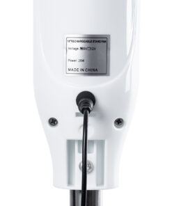 GloboStar® SOLARA-FAN 85355 Solar Fan Αυτόνομος Ηλιακός Επιδαπέδιος Ανεμιστήρας 25W 2 Λειτουργιών Ρεύματος με AC 220-240V ή με Φωτοβολταϊκό Panel 9V 12W & Επαναφορτιζόμενη Μπαταρία Li-ion 7.4V 4400mAh - 3 Ταχύτητες - Ενσωματωμένο USB 2.0 Charger Συσκευών - IP20 - Μ44 x Π37.5 x Υ132cm - Λευκό & Μπλε - 2 Years Warranty 28 85355 14