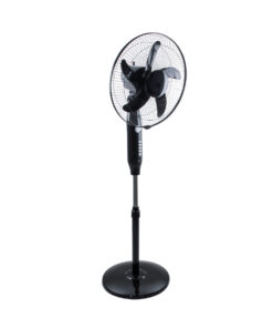 Alternative view of GloboStar® SOLARA-FAN 85356 Solar Fan Αυτόνομος Ηλιακός Επιδαπέδιος Ανεμιστήρας 25W 2 Λειτουργιών Ρεύματος με AC 220-240V ή με Φωτοβολταϊκό Panel 9V 12W & Επαναφορτιζόμενη Μπαταρία Li-ion 7.4V 4400mAh - 3 Ταχύτητες - Ενσωματωμένο USB 2.0 Charger Συσκευών - IP20 - Μ44 x Π37.5 x Υ132cm - Μαύρο - 2 Years Warranty