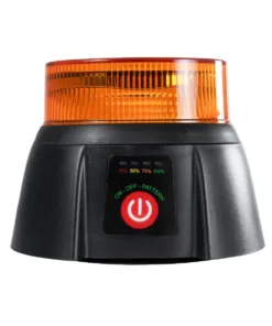 Alternative view of GloboStar® 85359 PRO Series Επαναφορτιζόμενος Φάρος Σήμανσης Οχήματος Security - Ασφαλείας για Αυτοκίνητα & Φορτηγά 10 Προγραμμάτων Φωτισμού STROBE LED 48W DC 10-30V Αδιάβροχος IP65 Πορτοκαλί