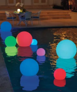 GloboStar® 85361 Ακρυλικό Φωτιστικό Μπάλα Εξωτερικού Χώρου - Πισίνας LED Globe 5W Φ15 Επαναφορτιζόμενο Μπαταρίας με Καλώδιο USB - Φορτιστή και Ασύρματο Χειριστήριο IR Αδιάβροχο IP68 Πολύχρωμο RGBW 17 85361 8