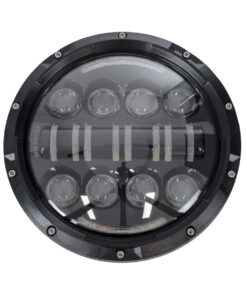 GloboStar® 85415 Σετ 2 x Φανάρια JEEP WRANGLER 6.9' Ιντσών Βασικού Φωτισμού H/L με DRL & Φλας LED CREE CXB COB 70W 7000lm DC 9-60V Αδιάβροχα IP67 Πορτοκαλί & Ψυχρό Λευκό 6000K 11 85415 4