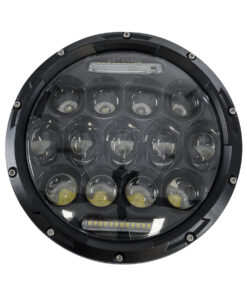 GloboStar® 85417 Σετ 2 x Φανάρια JEEP WRANGLER 7'' Ιντσών Βασικού Φωτισμού H/L με Ring Light DRL & Φλας LED CREE CXB COB 75W 12000lm DC 10-30V Αδιάβροχα IP67 Ψυχρό Λευκό 6000K 7 85417 04