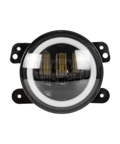 Alternative view of GloboStar® 85418 Σετ 2 x Προβολείς Ομίχλης JEEP WRANGLER - MERCEDES BENZ G CLASS - LAND ROVER DEFENDER - HAMMER H1-H2 - 4'' Ιντσών με Ring Light DRL LED CREE CXB COB 100W 7500lm DC 12V Αδιάβροχοι IP66 Ψυχρό Λευκό 6000K