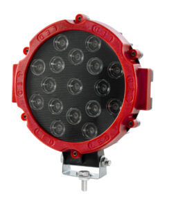 Alternative view of GloboStar® 85422 Vehicle & Forklift Work Lights - Φώτα Εργασίας για Οχήματα Περονοφόρα - Κλάρκ LED 45W DC 9-80V Αδιάβροχο IP67 Μαύρο Κόκκινο Μ20 x Π18 x Υ5cm