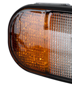 GloboStar® 85455 E57 Mark Σετ 2 x Φανάρια για TOYOTA & UNIVERSAL FORKLIFT Βασικού Φωτισμού για Οχήματα Περονοφόρα - Κλάρκ με Φλας LED 40W DC 10-80V Αδιάβροχα IP6K9K Πορτοκαλί & Ψυχρό Λευκό 6000K Μ20 x Π8 x Υ12cm 20 85455 8