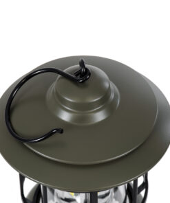 GloboStar® 85693 Αυτόνομο Επαναφορτιζόμενο Φανάρι Camping LED 5W USB 2.0 με Επαναφορτιζόμενη Μπαταρία 1 x 18650 2000mAh Li-ion - IP20 - Dimmable - Πράσινο Χακί με Διάφανο Γυαλί - Θερμό Λευκό 3000K Φ12 x Υ17cm 15 85693 5