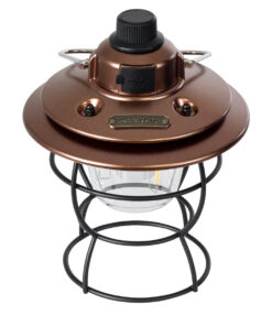 Alternative view of GloboStar® 85697 Αυτόνομο Φανάρι Camping LED 4W USB 2.0 με Επαναφορτιζόμενη Μπαταρία 1 x 18650 2000mAh Li-ion Power Bank IP20 Dimmable Καφέ με Διάφανο Γυαλί CCT Εναλλαγή Φωτισμού μέσω On/Off All In One Ψυχρό 6000K+Φυσικό 4500K+Θερμό 2700K Φ13.5 x Υ17.5cm