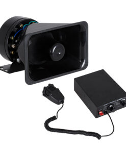 Alternative view of GloboStar® 85699 Τηλεβόας - Ντουντούκα - Σειρήνα - Κόρνα Αυτοκινήτου με 7 Προγράμματα Ήχητικών Εφέ Αστυνομίας - Πυροσβεστικής - Security με Μικρόφωνο - 200W 300db DC 12V Αδιάβροχο IP65