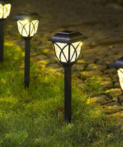 GloboStar® 85702 ΣΕΤ 6 Τεμαχίων Αυτόνομα Ηλιακά Φωτιστικά LED SMD 1W 100lm με Ενσωματωμένη Μπαταρία 600mAh - Φωτοβολταϊκό Πάνελ με Αισθητήρα Ημέρας-Νύχτας Αδιάβροχο IP65 Φανάρι Κήπου Τετράγωνο Θερμό Λευκό 3000K 17 85702 6
