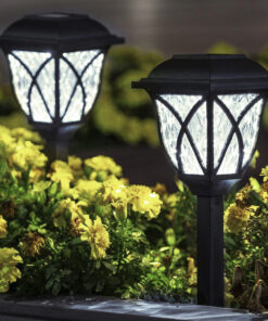 GloboStar® 85703 ΣΕΤ 6 Τεμαχίων Αυτόνομα Ηλιακά Φωτιστικά LED SMD 1W 100lm με Ενσωματωμένη Μπαταρία 600mAh - Φωτοβολταϊκό Πάνελ με Αισθητήρα Ημέρας-Νύχτας Αδιάβροχο IP65 Φανάρι Κήπου Τετράγωνο Ψυχρό Λευκό 6000K 16 85703 5