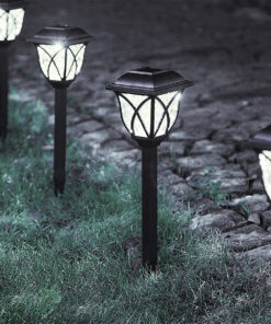 GloboStar® 85703 ΣΕΤ 6 Τεμαχίων Αυτόνομα Ηλιακά Φωτιστικά LED SMD 1W 100lm με Ενσωματωμένη Μπαταρία 600mAh - Φωτοβολταϊκό Πάνελ με Αισθητήρα Ημέρας-Νύχτας Αδιάβροχο IP65 Φανάρι Κήπου Τετράγωνο Ψυχρό Λευκό 6000K 17 85703 6