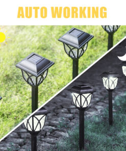 GloboStar® 85703 ΣΕΤ 6 Τεμαχίων Αυτόνομα Ηλιακά Φωτιστικά LED SMD 1W 100lm με Ενσωματωμένη Μπαταρία 600mAh - Φωτοβολταϊκό Πάνελ με Αισθητήρα Ημέρας-Νύχτας Αδιάβροχο IP65 Φανάρι Κήπου Τετράγωνο Ψυχρό Λευκό 6000K 18 85703 7