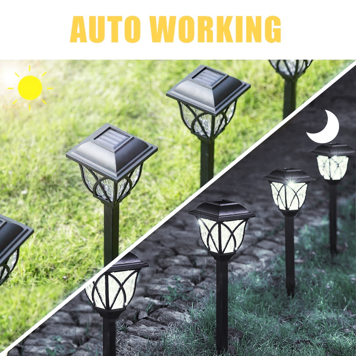 GloboStar® 85703 ΣΕΤ 6 Τεμαχίων Αυτόνομα Ηλιακά Φωτιστικά LED SMD 1W 100lm με Ενσωματωμένη Μπαταρία 600mAh - Φωτοβολταϊκό Πάνελ με Αισθητήρα Ημέρας-Νύχτας Αδιάβροχο IP65 Φανάρι Κήπου Τετράγωνο Ψυχρό Λευκό 6000K 9 GloboStar® 85703 ΣΕΤ 6 Τεμαχίων Αυτόνομα Ηλιακά Φωτιστικά LED SMD 1W 100lm με Ενσωματωμένη Μπαταρία 600mAh - Φωτοβολταϊκό Πάνελ με Αισθητήρα Ημέρας-Νύχτας Αδιάβροχο IP65 Φανάρι Κήπου Τετράγωνο Ψυχρό Λευκό 6000K - Image 7