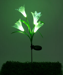 GloboStar® 85706 Αυτόνομο Ηλιακό Φωτιστικό Λουλούδι LED SMD 1W 100lm με Ενσωματωμένη Μπαταρία 600mAh - Φωτοβολταϊκό Πάνελ με Αισθητήρα Ημέρας-Νύχτας Αδιάβροχο IP65 Garden Lily Flower Ψυχρό Λευκό 6000K - ΣΕΤ 2 Τεμάχια 20 85706 9