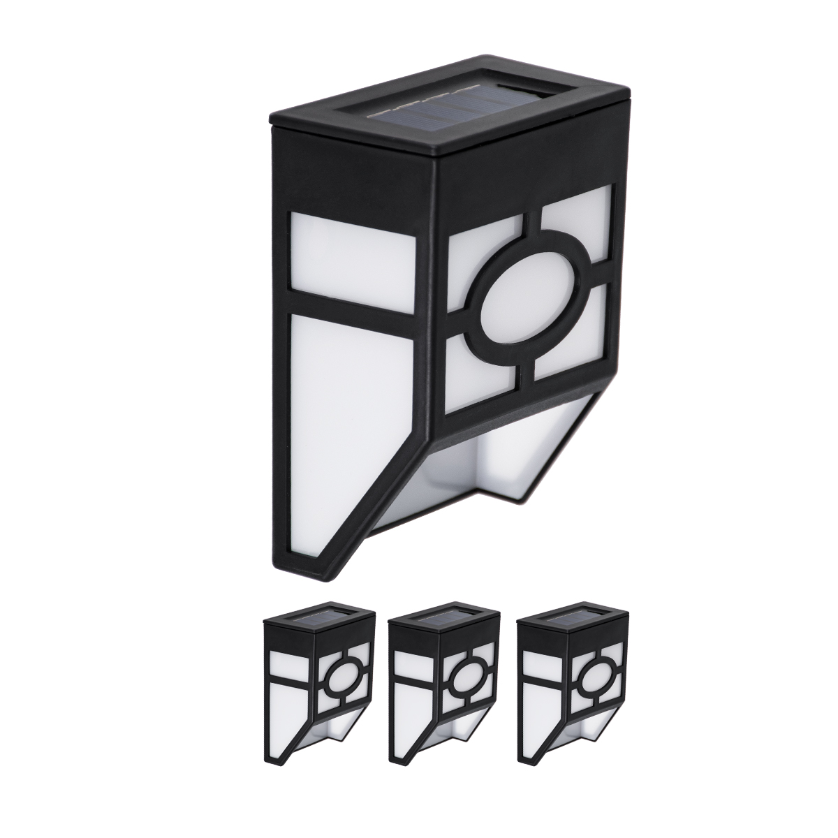 GloboStar® 85708 ΣΕΤ 4 Τεμαχίων Αυτόνομα Ηλιακά Φωτιστικά Τοίχου Μαύρα-Λευκά LED SMD 1W 100lm με Ενσωματωμένη Μπαταρία 600mAh - Φωτοβολταϊκό Πάνελ με Αισθητήρα Ημέρας-Νύχτας Αδιάβροχα IP65 Ψυχρό Λευκό 6000K 3 GloboStar® GloboStar® 85708 ΣΕΤ 4 Τεμαχίων Αυτόνομα Ηλιακά Φωτιστικά Τοίχου Μαύρα-Λευκά LED SMD 1W 100lm με Ενσωματωμένη Μπαταρία 600mAh - Φωτοβολταϊκό Πάνελ με Αισθητήρα Ημέρας-Νύχτας Αδιάβροχα IP65 Ψυχρό Λευκό 6000K
