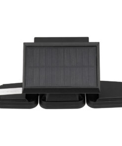 GloboStar® 85713 Αυτόνομος Ηλιακός Προβολέας με Τρεις Περιστρεφόμενες Κεφαλές LED SMD 2835 40W 2000lm με Ενσωματωμένη Μπαταρία 2400mAh - Φωτοβολταϊκό Πάνελ με Αισθητήρα Ημέρας-Νύχτας - PIR Αισθητήρα Κίνησης Αδιάβροχο IP65 Ψυχρό Λευκό 6000K 17 85713 6