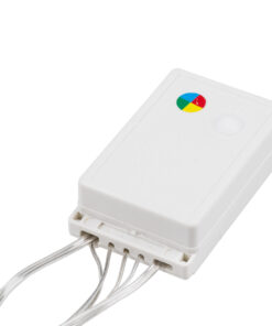 85802 Διακοσμητική Κουρτίνα 3 x 2 Μέτρα με Controller 8 Προγραμμάτων Φωτισμού - Επεκτεινόμενη 240 LED 6W AC 230V με Διάφανο Καλώδιο & EU Πρίζα IP20 Πολύχρωμο RGB Μ3 x Υ2m 11 85802 4